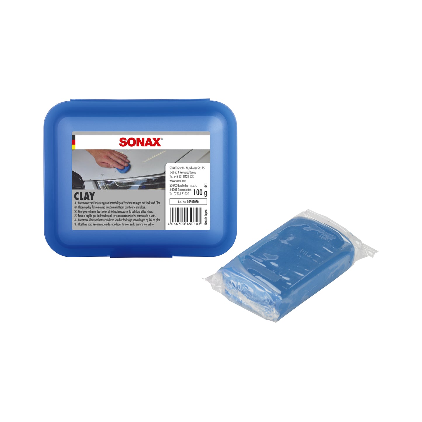 SONAX Clay Reinigungsknete bei PROSHINE Autopflegeprodukte