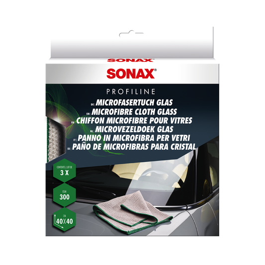 SONAX Microfasertuch Glas PROSHINE Autopflegeprodukte