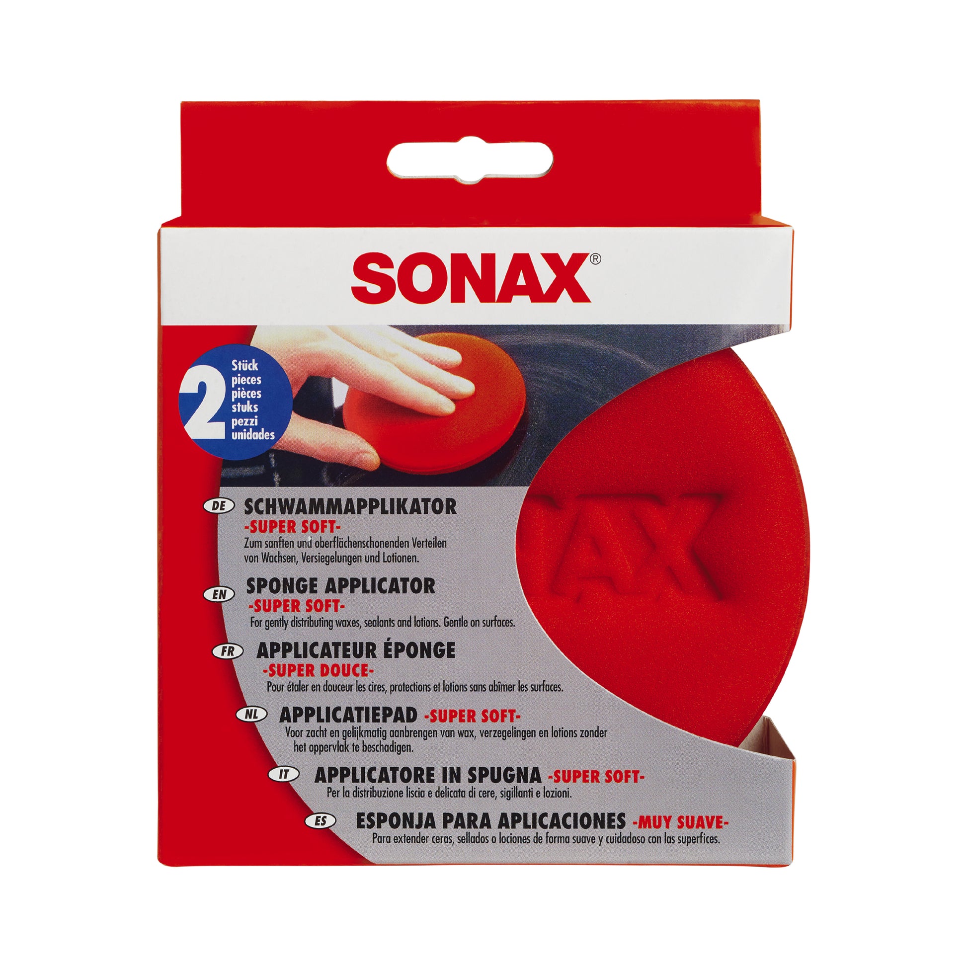 SONAX SchwammApplikator Super Soft PROSHINE Autopflegeprodukte